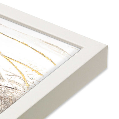 [Color:Opaque White], Picture of art in a Opaque White frame of the corner