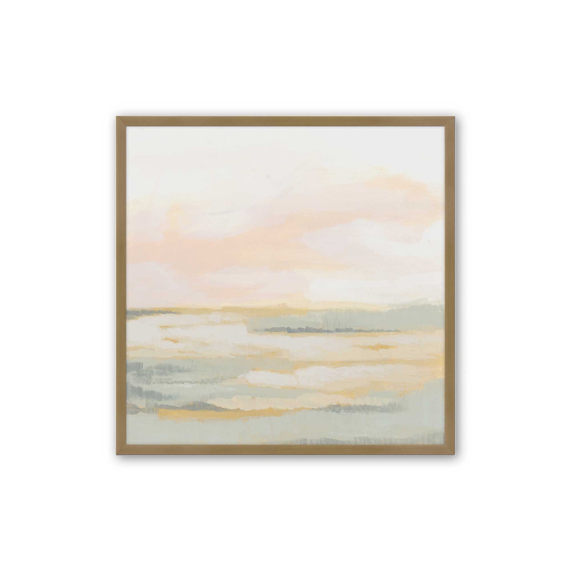 [Color:Brushed Gold], Picture of art in a Brushed Gold frame