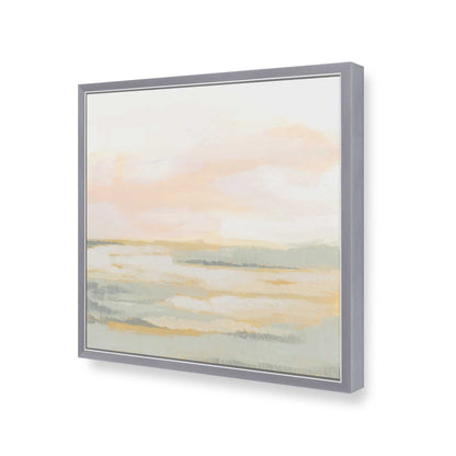 [Color:Polished Chrome], Picture of art in a Polished Chrome frame at an angle