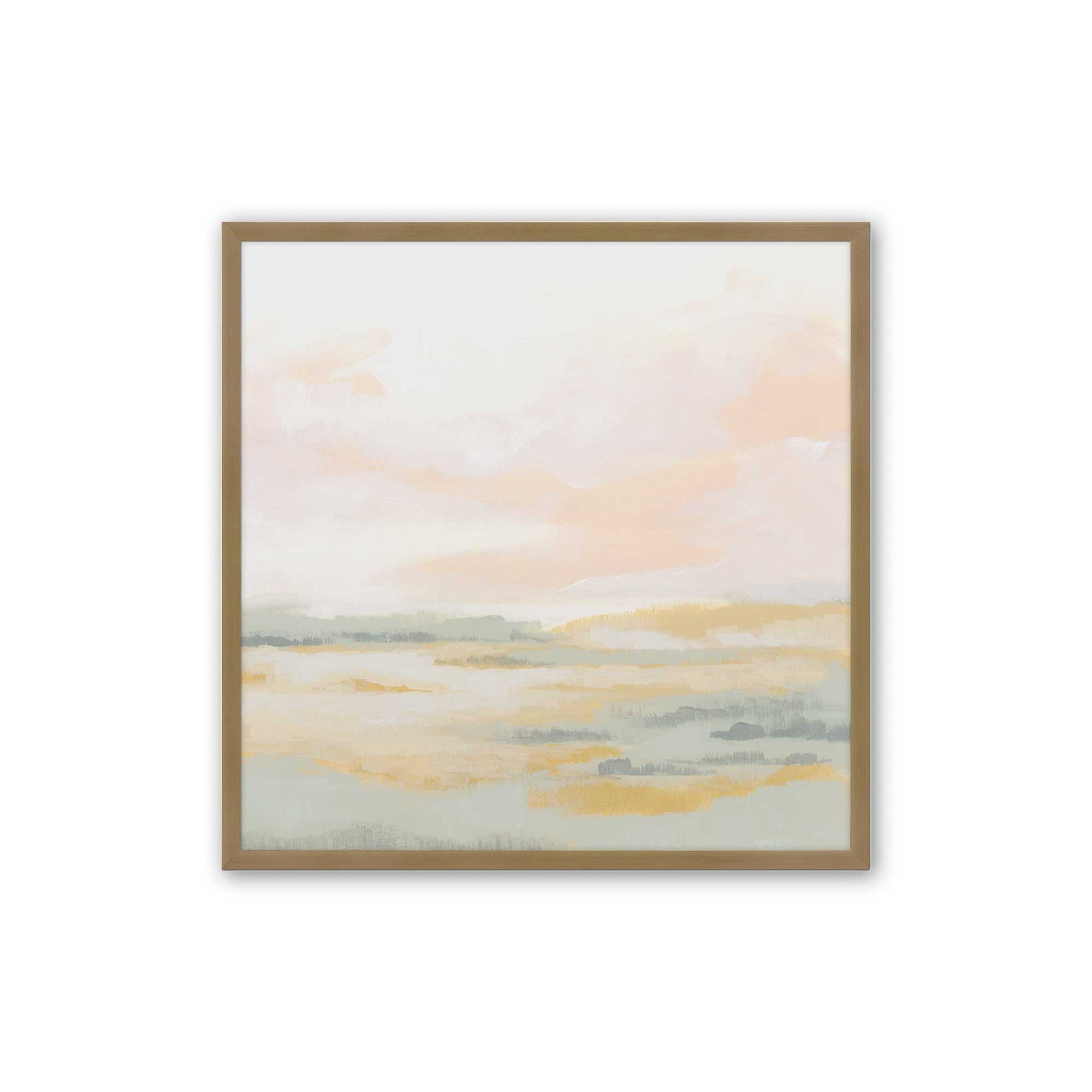 [Color:Brushed Gold], Picture of art in a Brushed Gold frame
