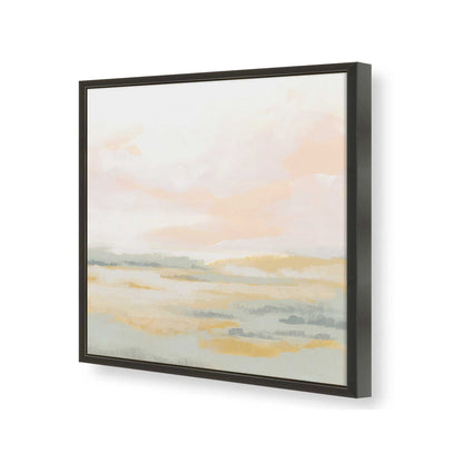 [Color:Satin Black], Picture of art in a Satin Black frame at an angle