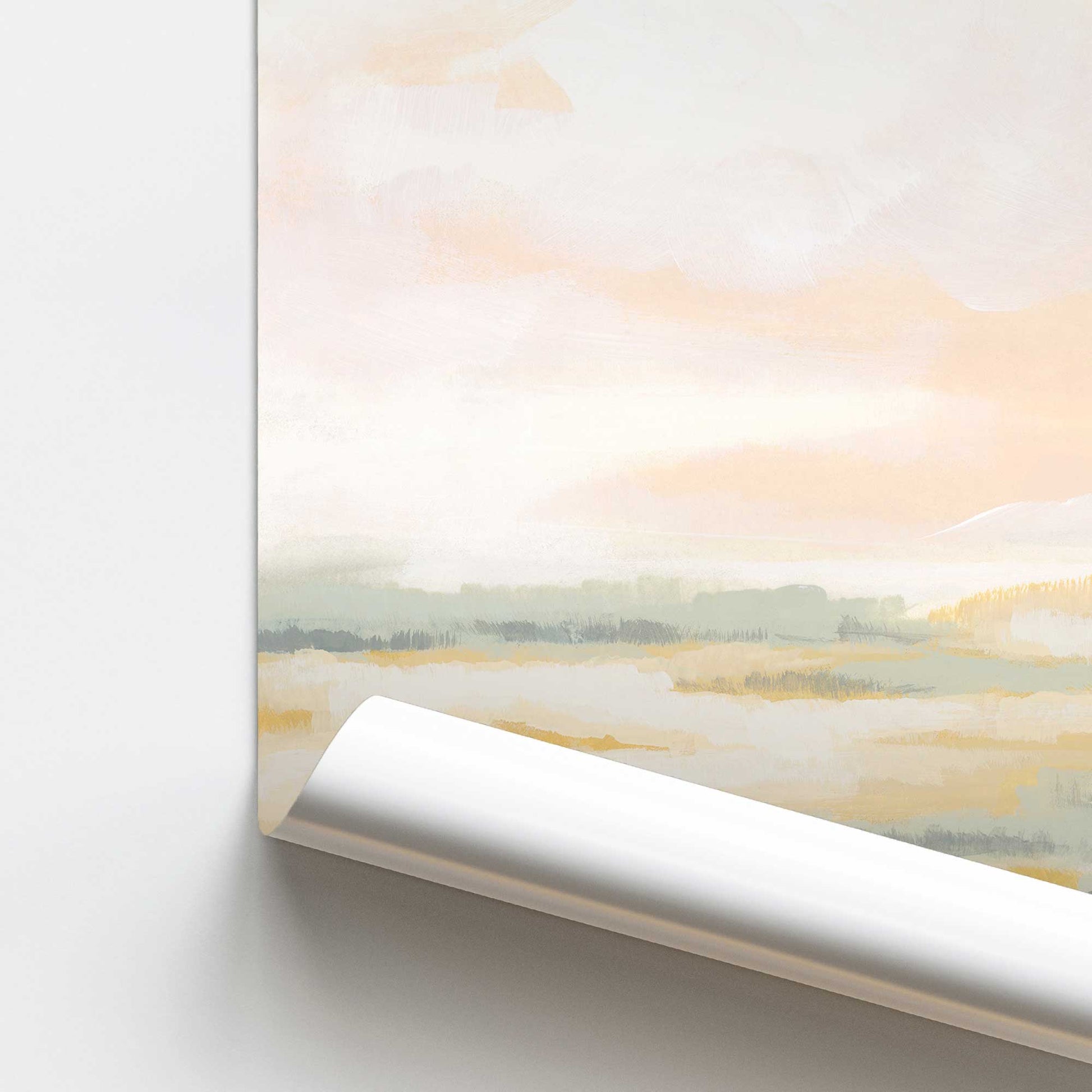 [color:Rolled Print], Picture of close up of art