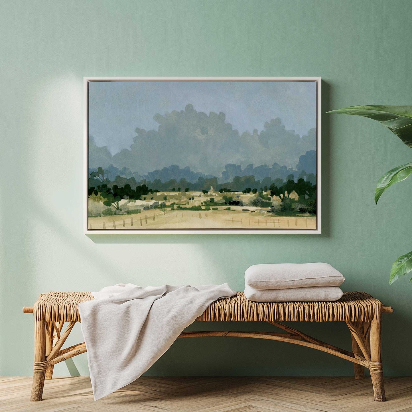 Picture of art in a room