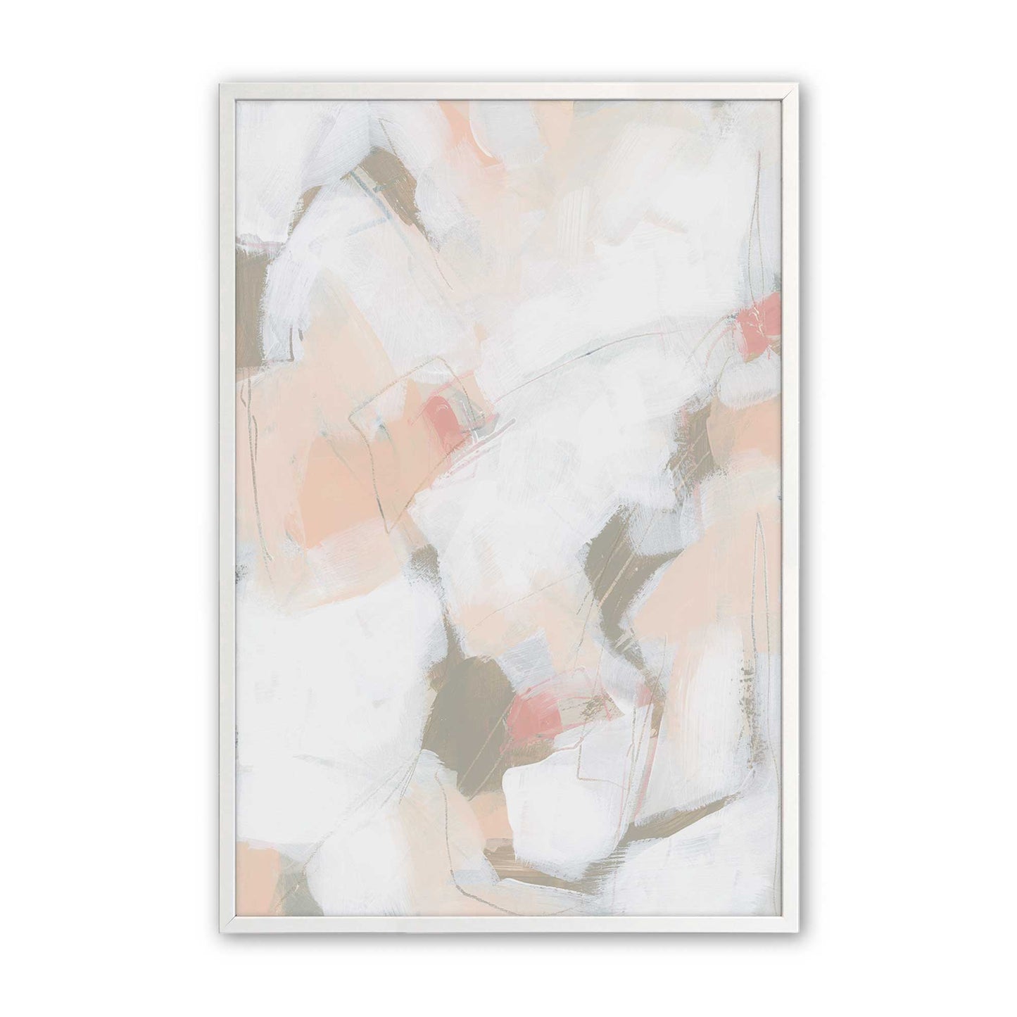 [Color:Opaque White], Picture of art in a Opaque White frame