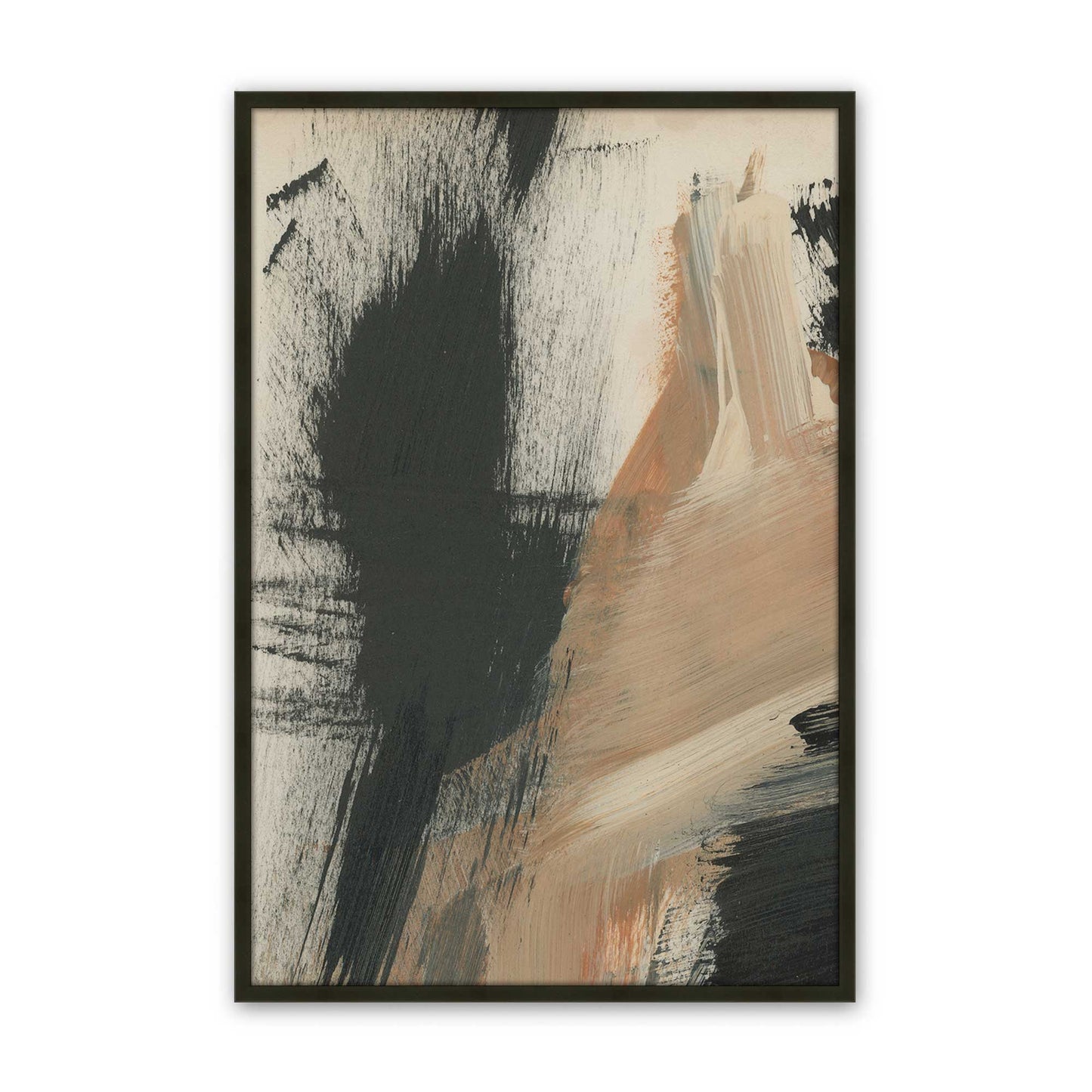 [Color:Satin Black], Picture of art in a Satin Black frame