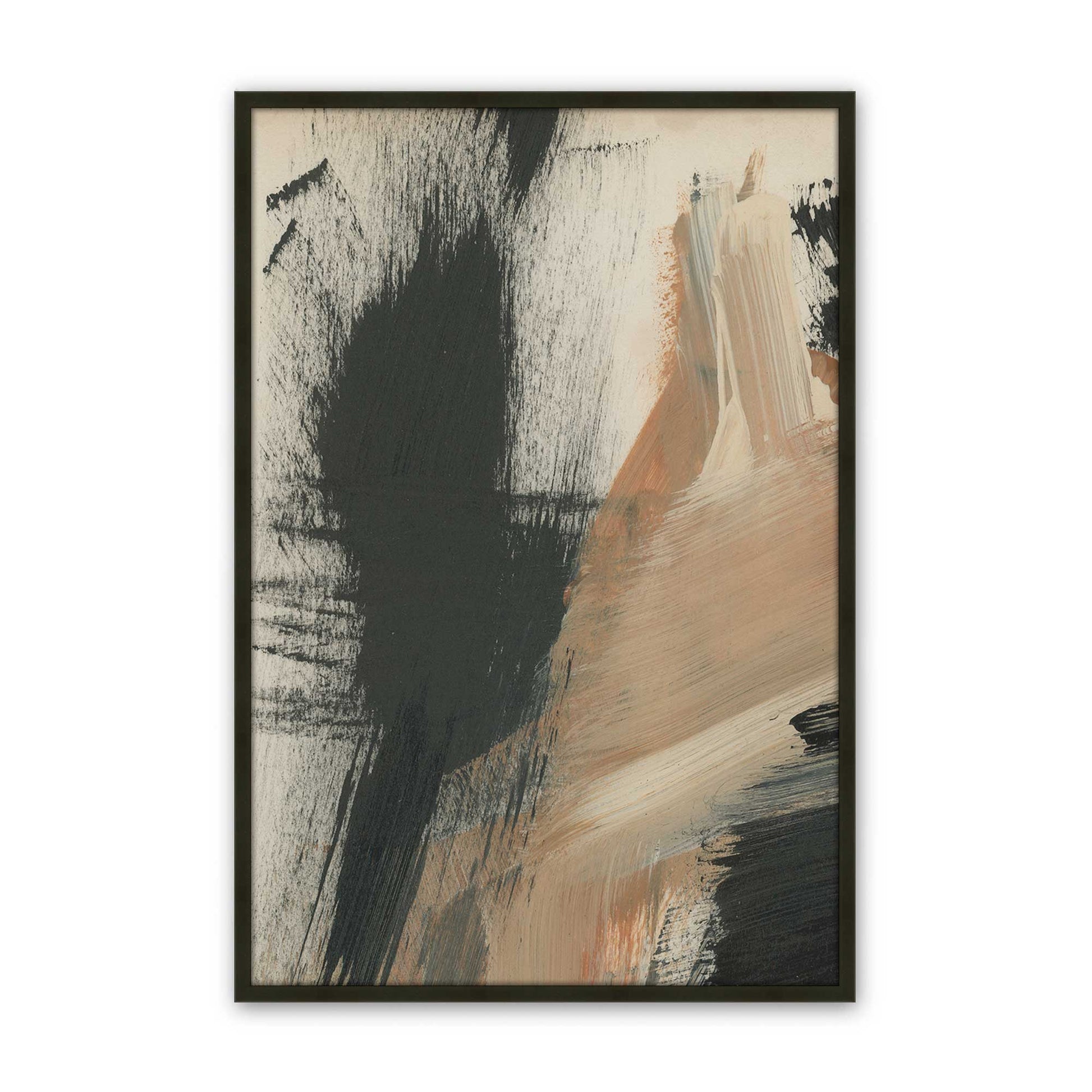 [Color:Satin Black], Picture of art in a Satin Black frame
