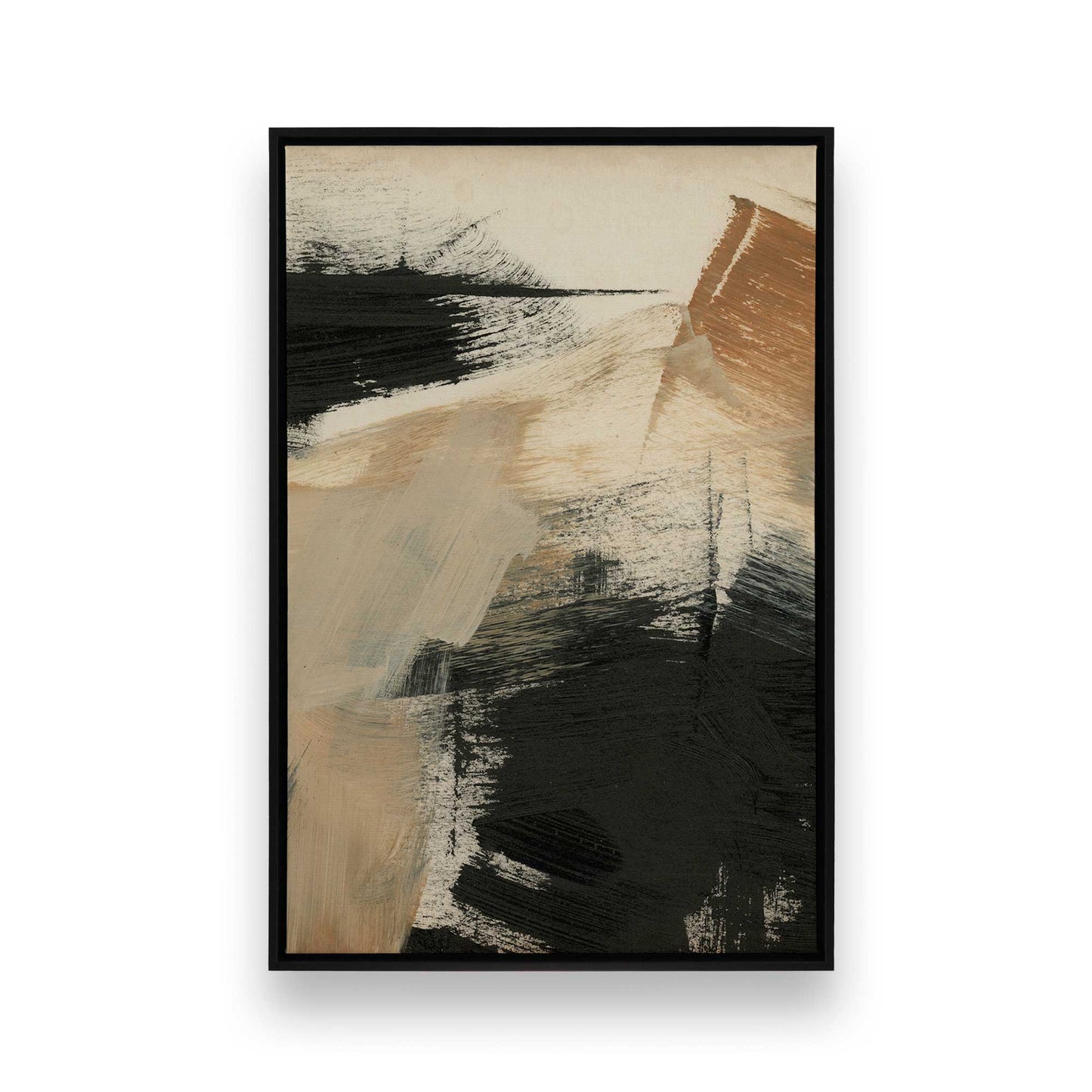 [Color:Satin Black], Picture of art in a Satin Black frame
