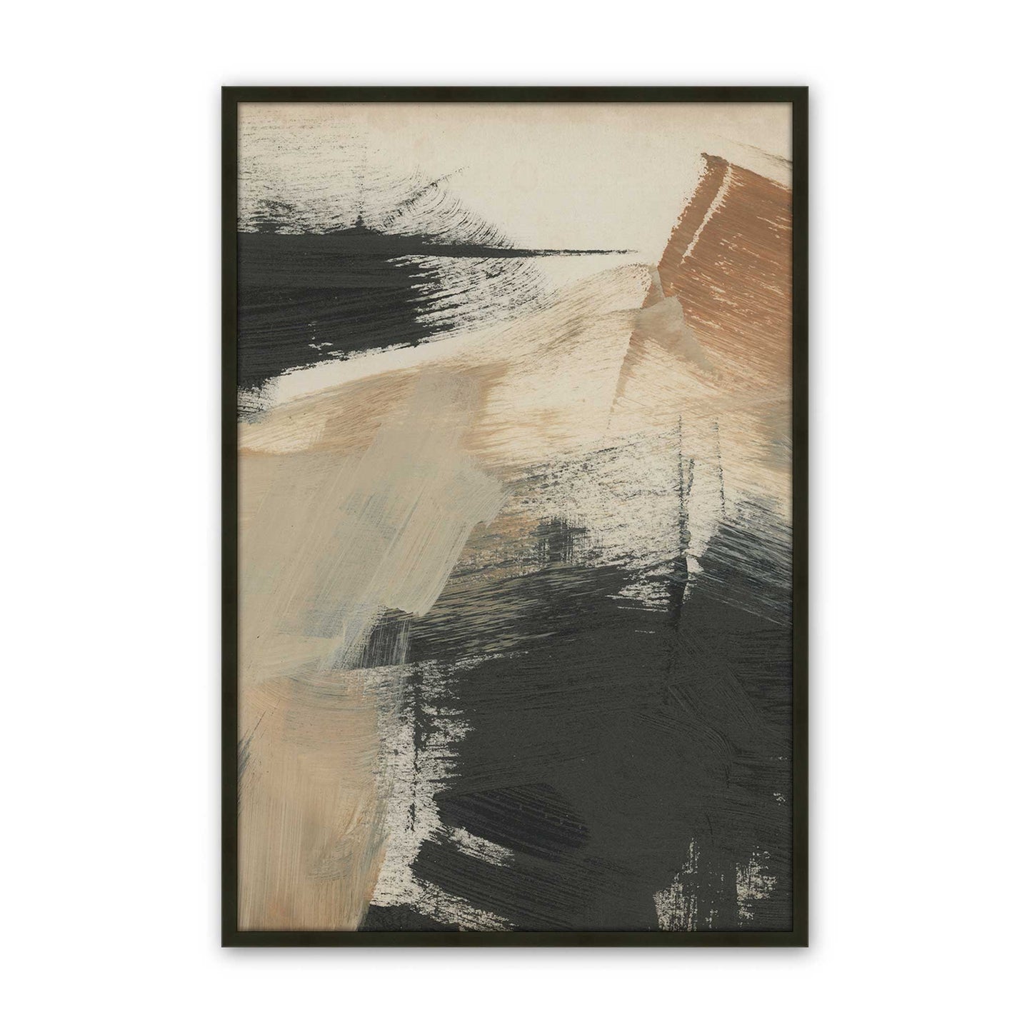 Burnt Ochre Echoes Set of 3 Art Prints