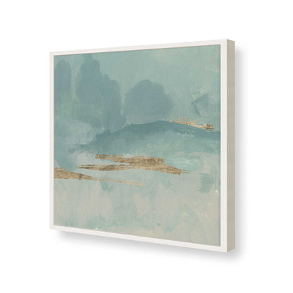 [Color:Opaque White], Picture of art in a Opaque White frame at an angle