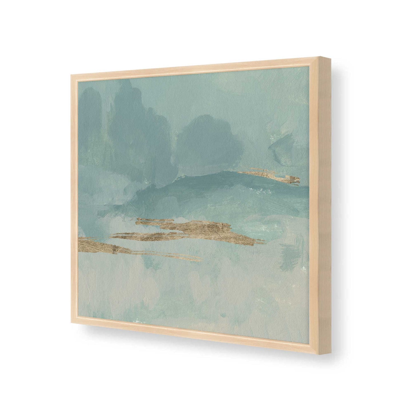 [Color:Raw Maple], Picture of art in a Raw Maple frame at an angle