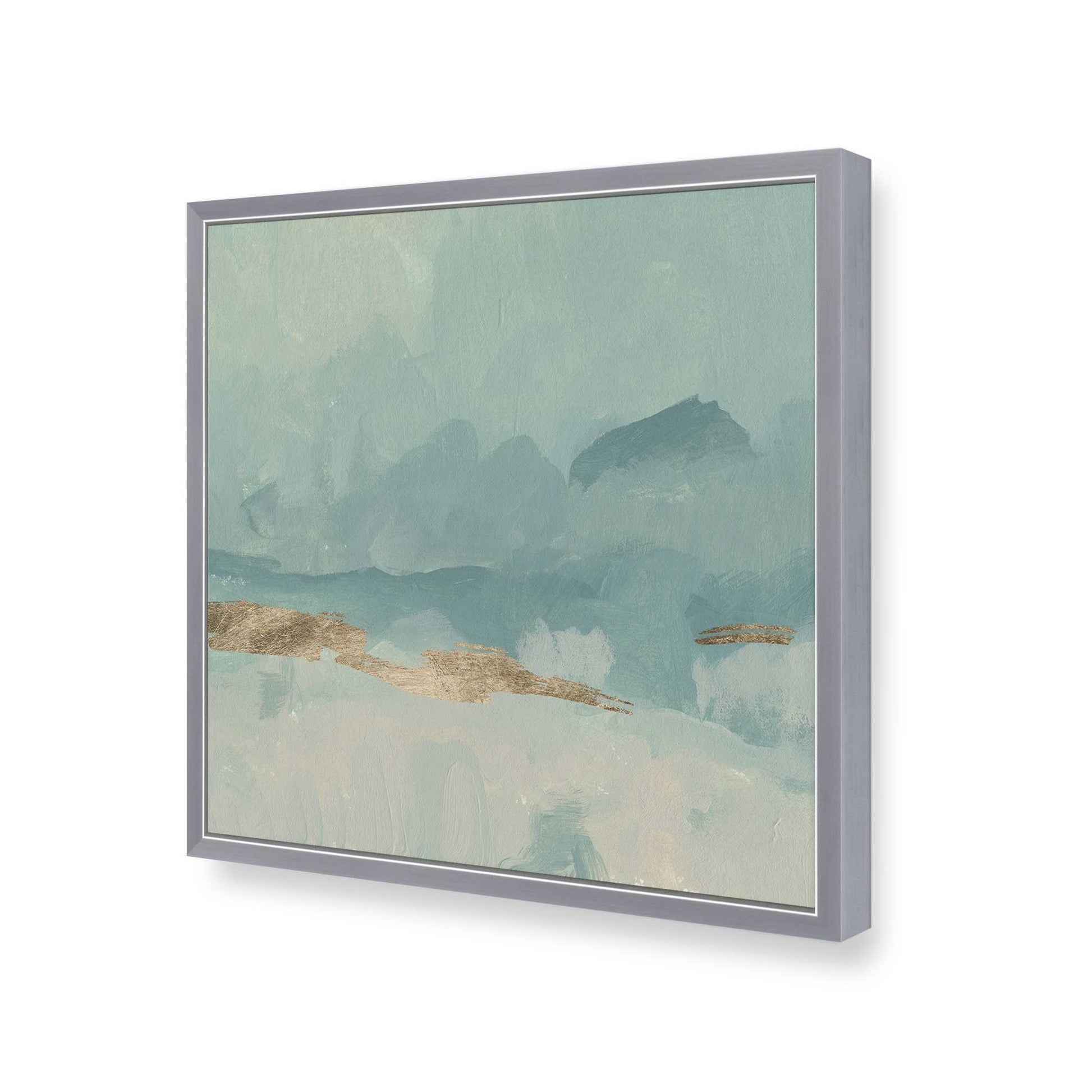 [Color:Polished Chrome], Picture of art in a Polished Chrome frame at an angle