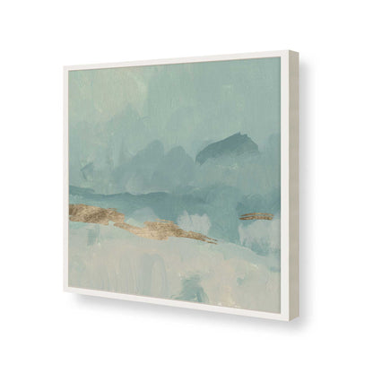 [Color:Opaque White], Picture of art in a Opaque White frame at an angle