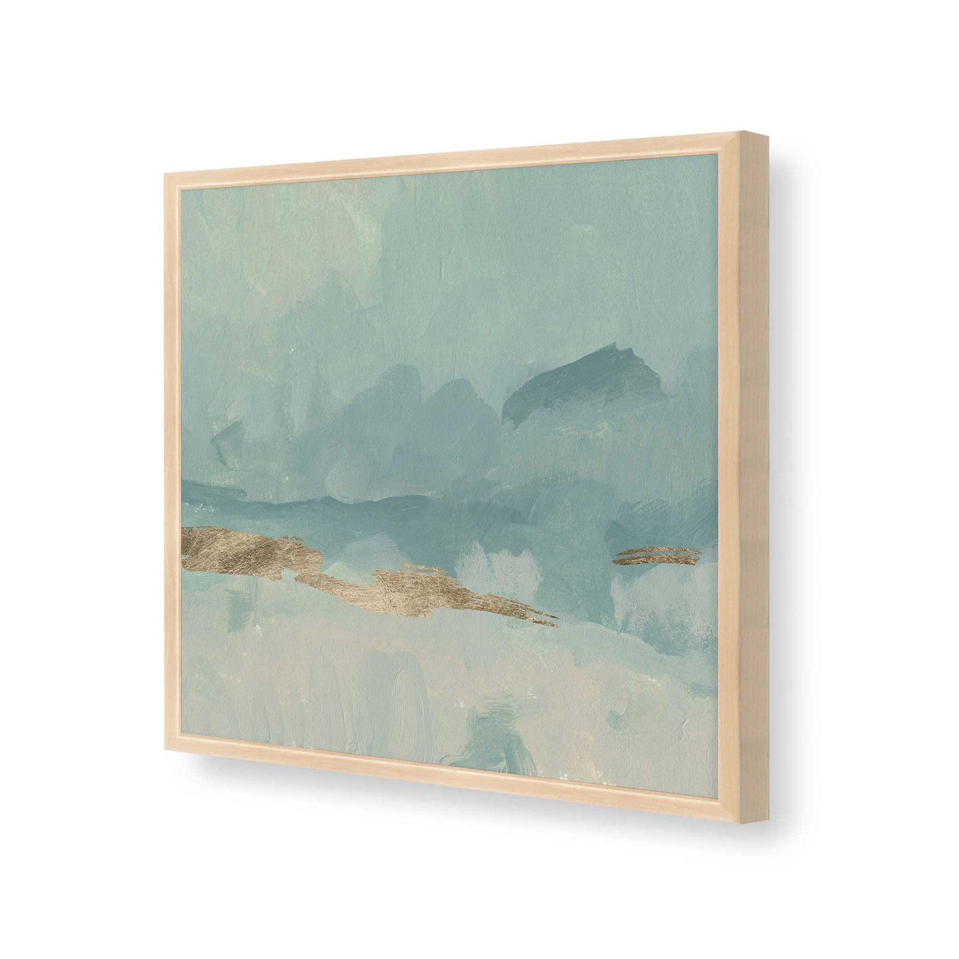 [Color:Raw Maple], Picture of art in a Raw Maple frame at an angle