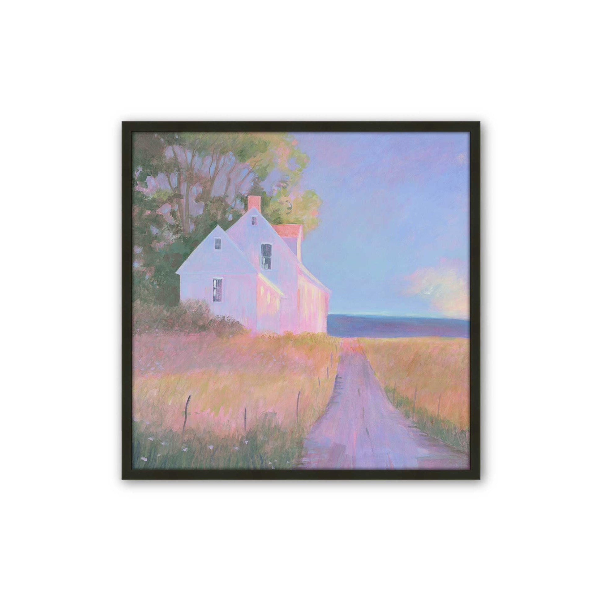 [Color:Satin Black], Picture of art in a Satin Black frame