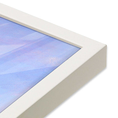 [Color:Opaque White], Picture of art in a Opaque White frame of the corner