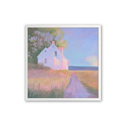 [Color:Opaque White], Picture of art in a Opaque White frame