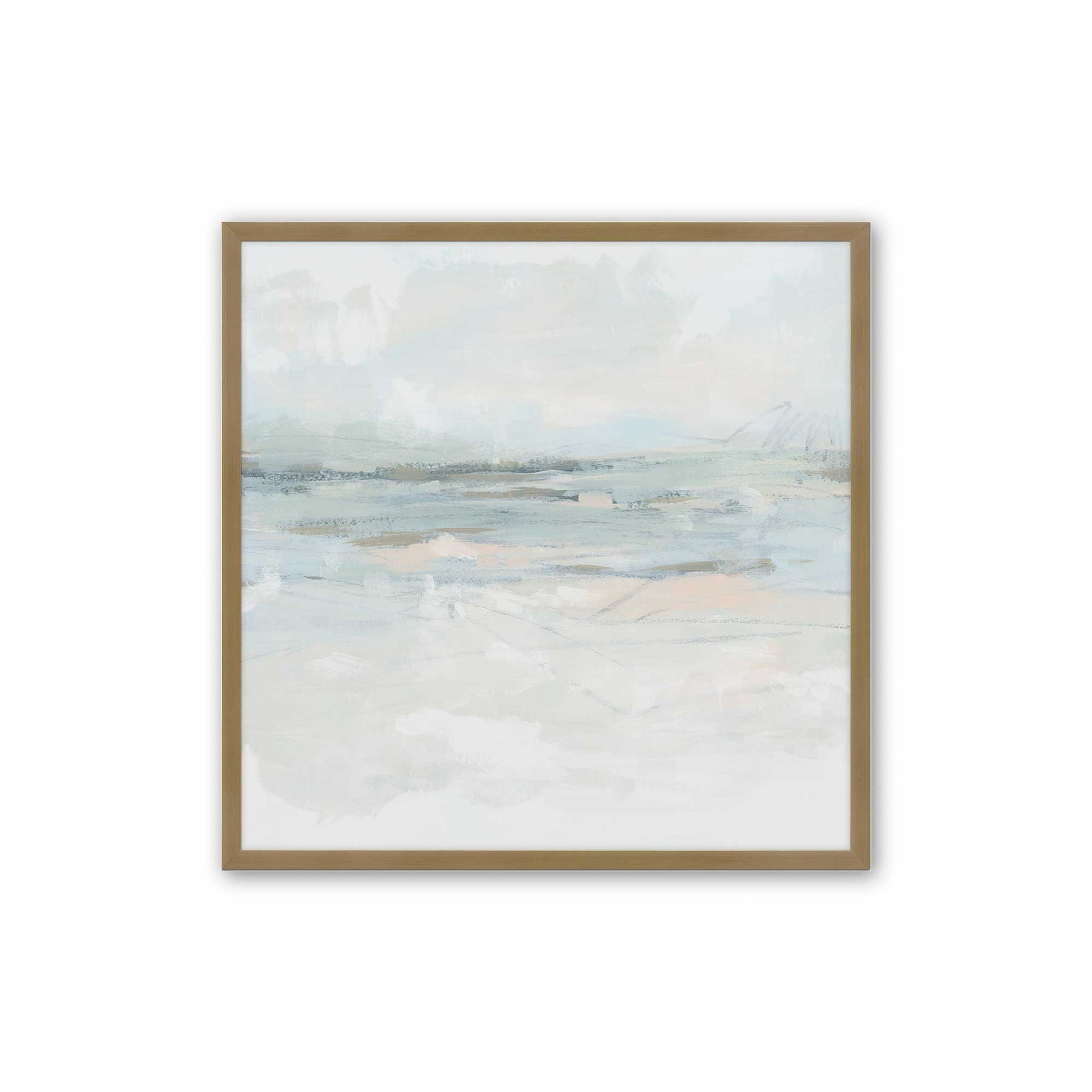[Color:Brushed Gold], Picture of art in a Brushed Gold frame