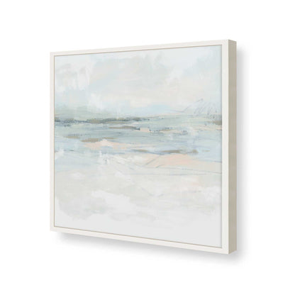 [Color:Opaque White], Picture of art in a Opaque White frame at an angle
