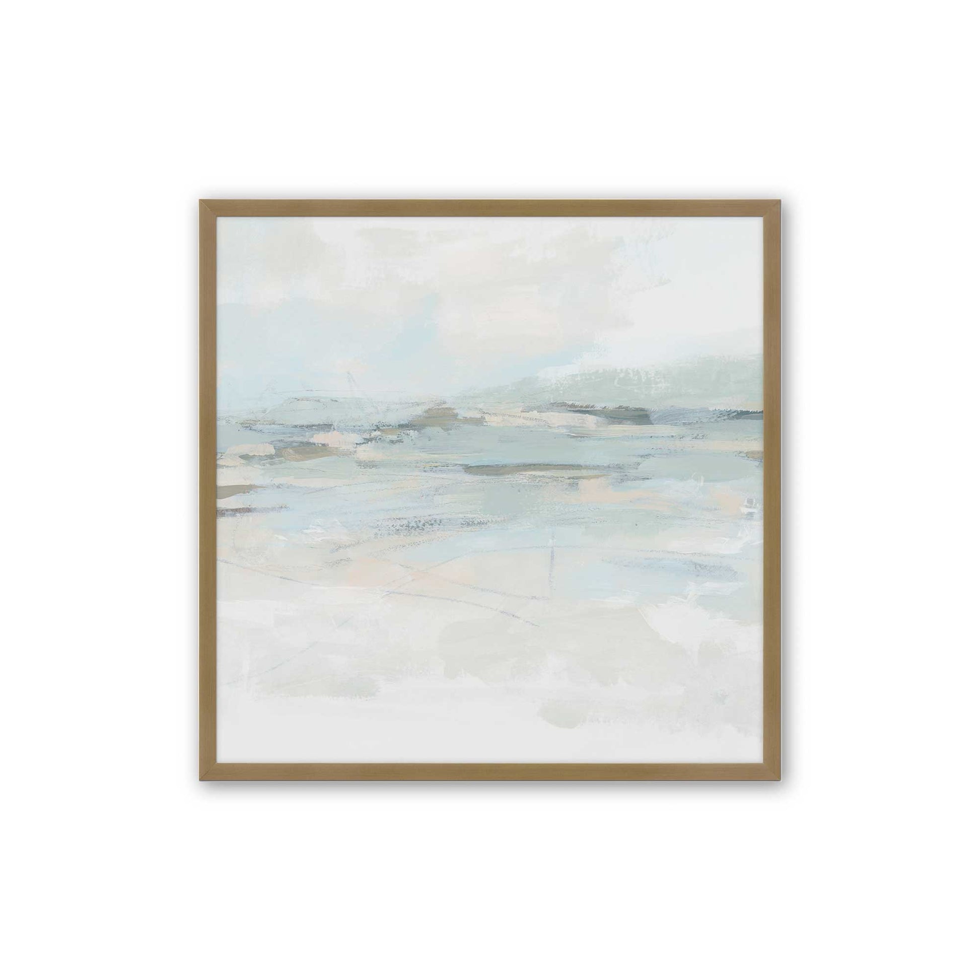 [Color:Brushed Gold], Picture of art in a Brushed Gold frame