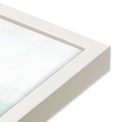 [Color:Opaque White], Picture of art in a Opaque White frame of the corner