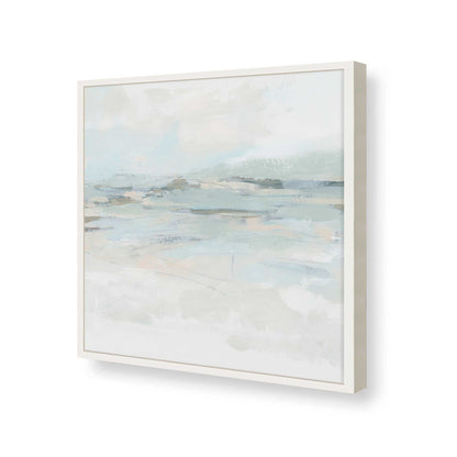 [Color:Opaque White], Picture of art in a Opaque White frame at an angle