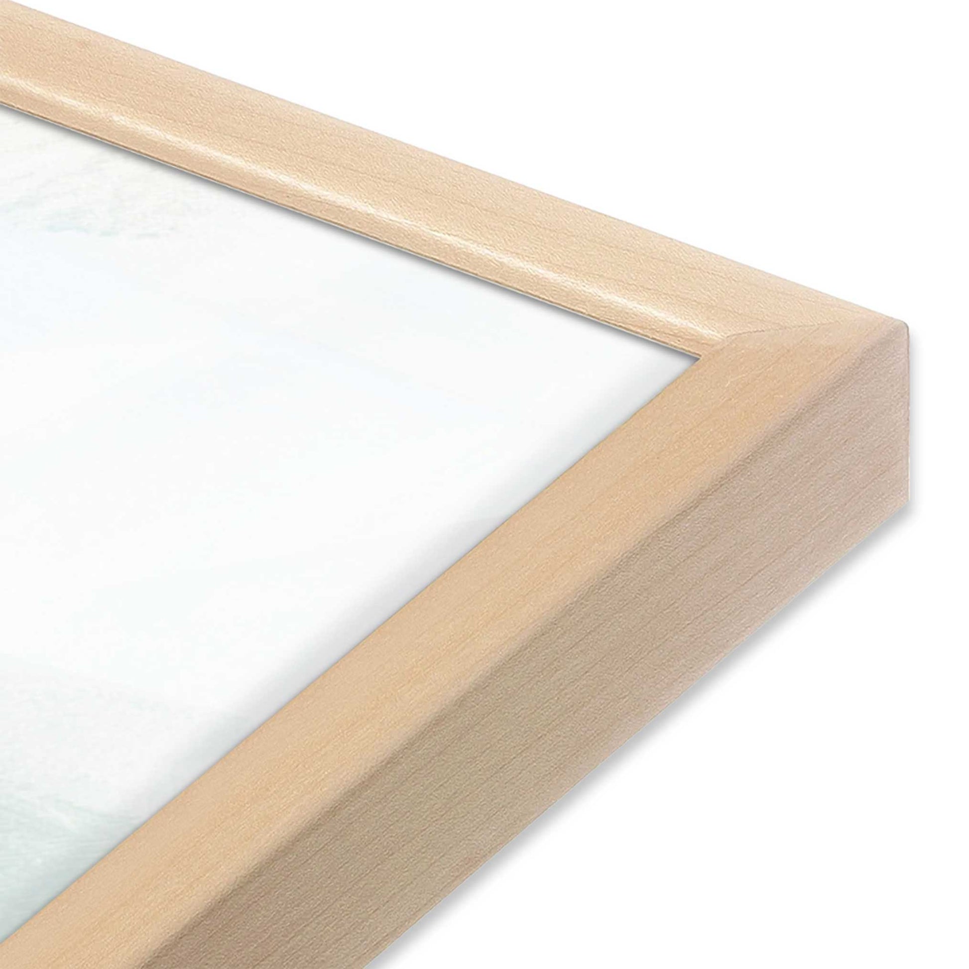 [Color:Raw Maple], Picture of art in a Raw Maple frame of the corner