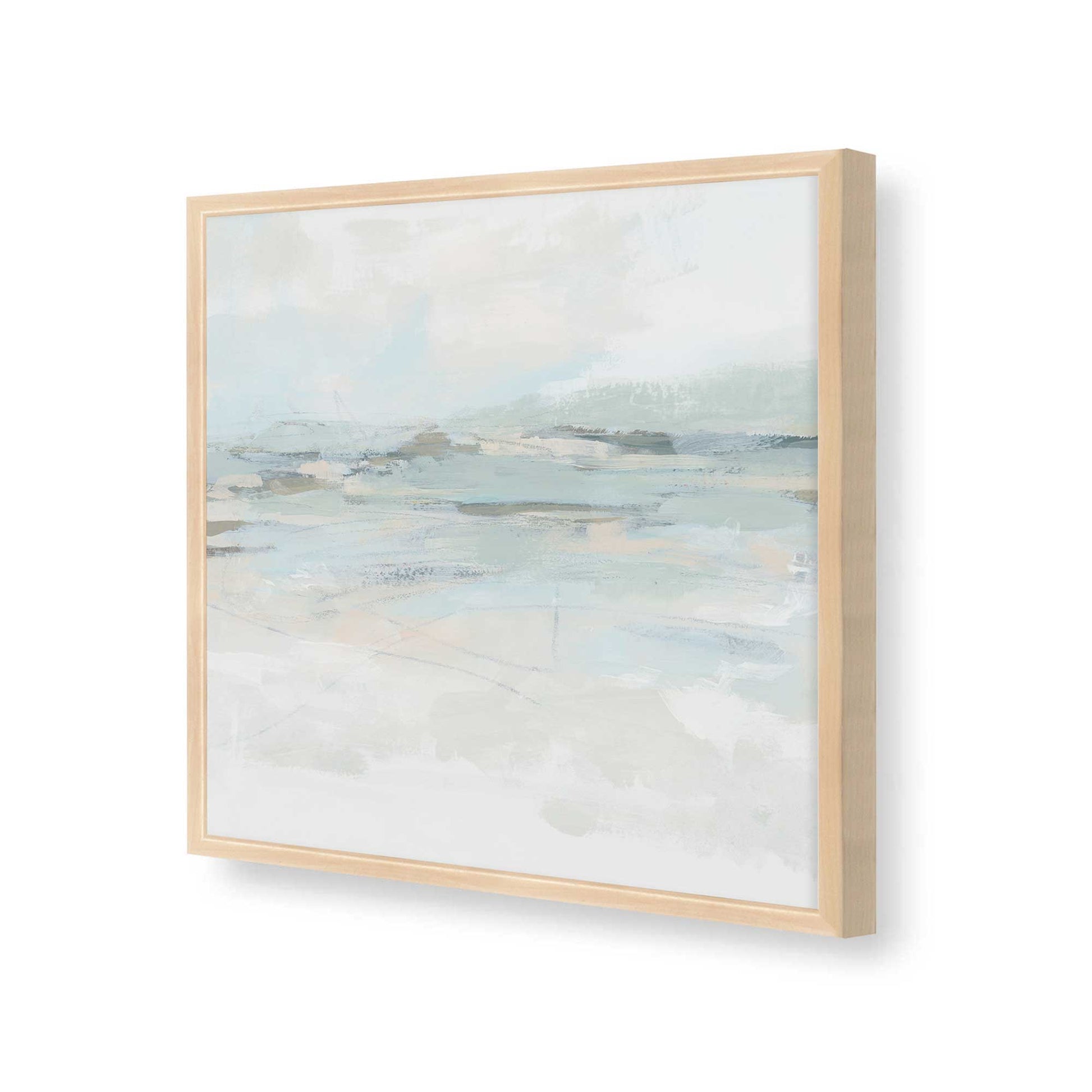 [Color:Raw Maple], Picture of art in a Raw Maple frame at an angle