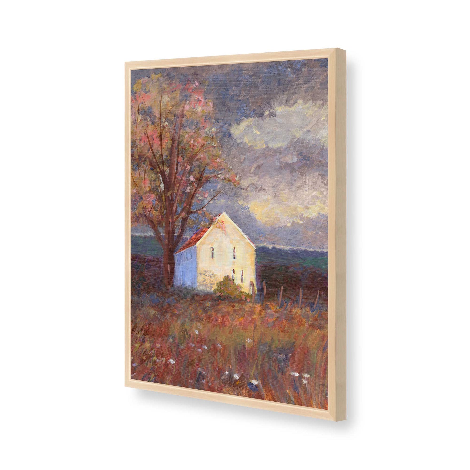 [Color:Raw Maple], Picture of art in a Raw Maple frame of the corner