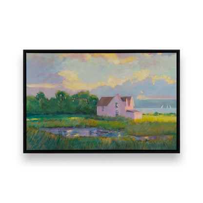 [Color:Satin Black], Picture of art in a Satin Black frame