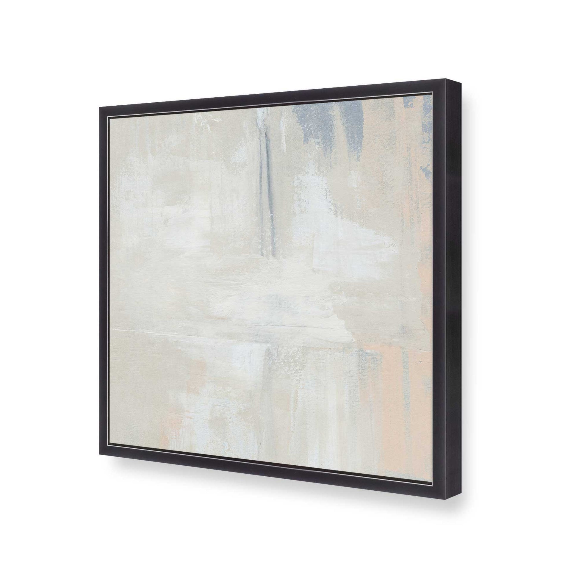 [Color:Weathered Zinc], Picture of art in a Weathered Zinc frame at an angle