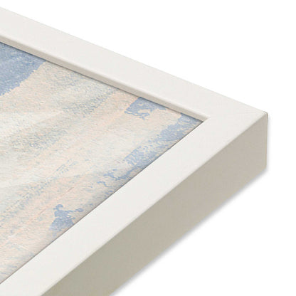 [Color:Opaque White], Picture of art in a Opaque White frame of the corner