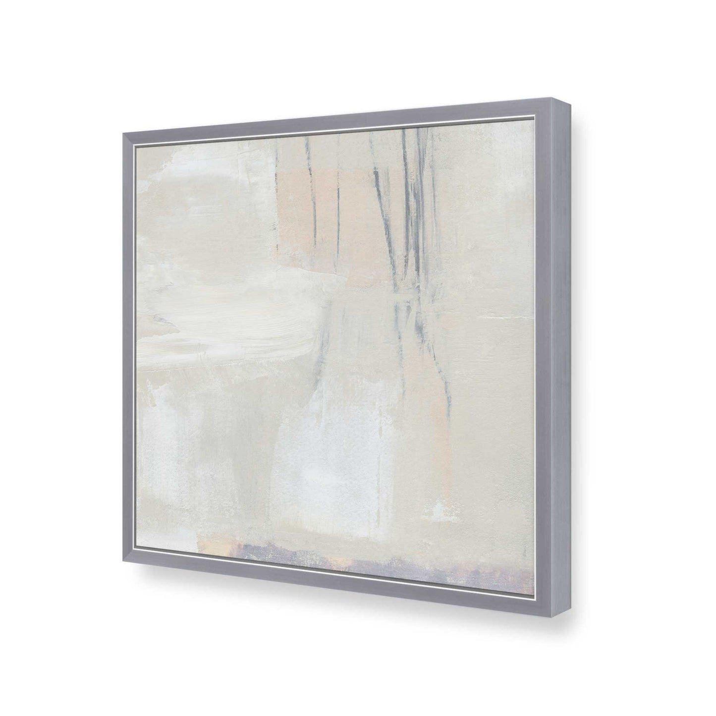 [Color:Polished Chrome], Picture of art in a Polished Chrome frame at an angle