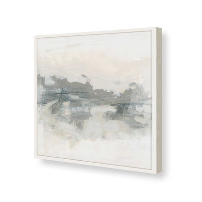 [Color:Opaque White], Picture of art in a Opaque White frame at an angle