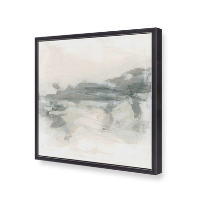 [Color:Weathered Zinc], Picture of art in a Weathered Zinc frame at an angle
