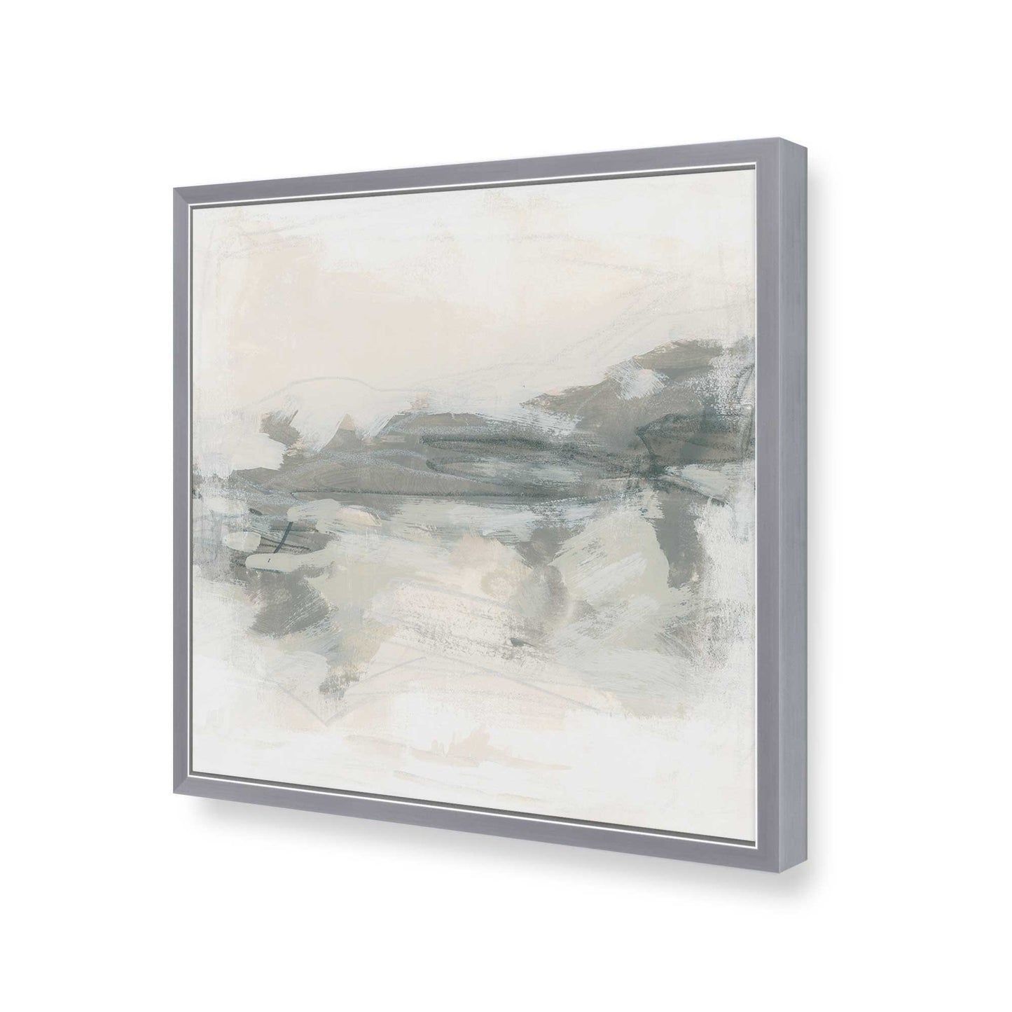 [Color:Polished Chrome], Picture of art in a Polished Chrome frame at an angle