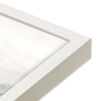 [Color:Opaque White], Picture of art in a Opaque White frame of the corner