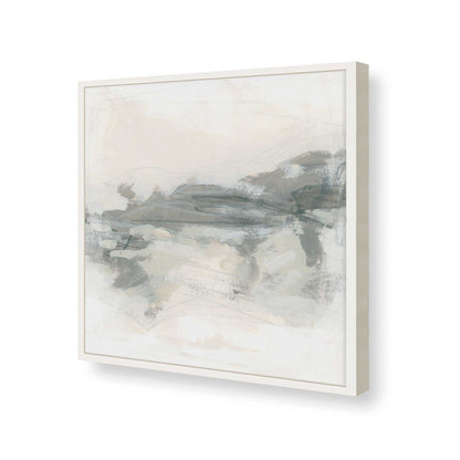 [Color:Opaque White], Picture of art in a Opaque White frame at an angle