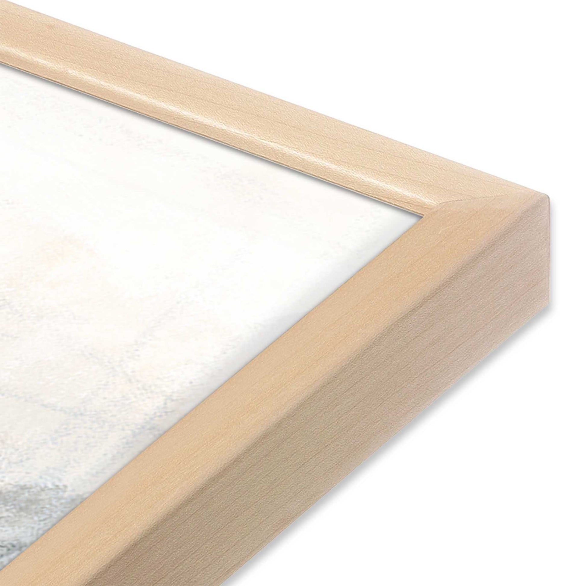 [Color:Raw Maple], Picture of art in a Raw Maple frame of the corner
