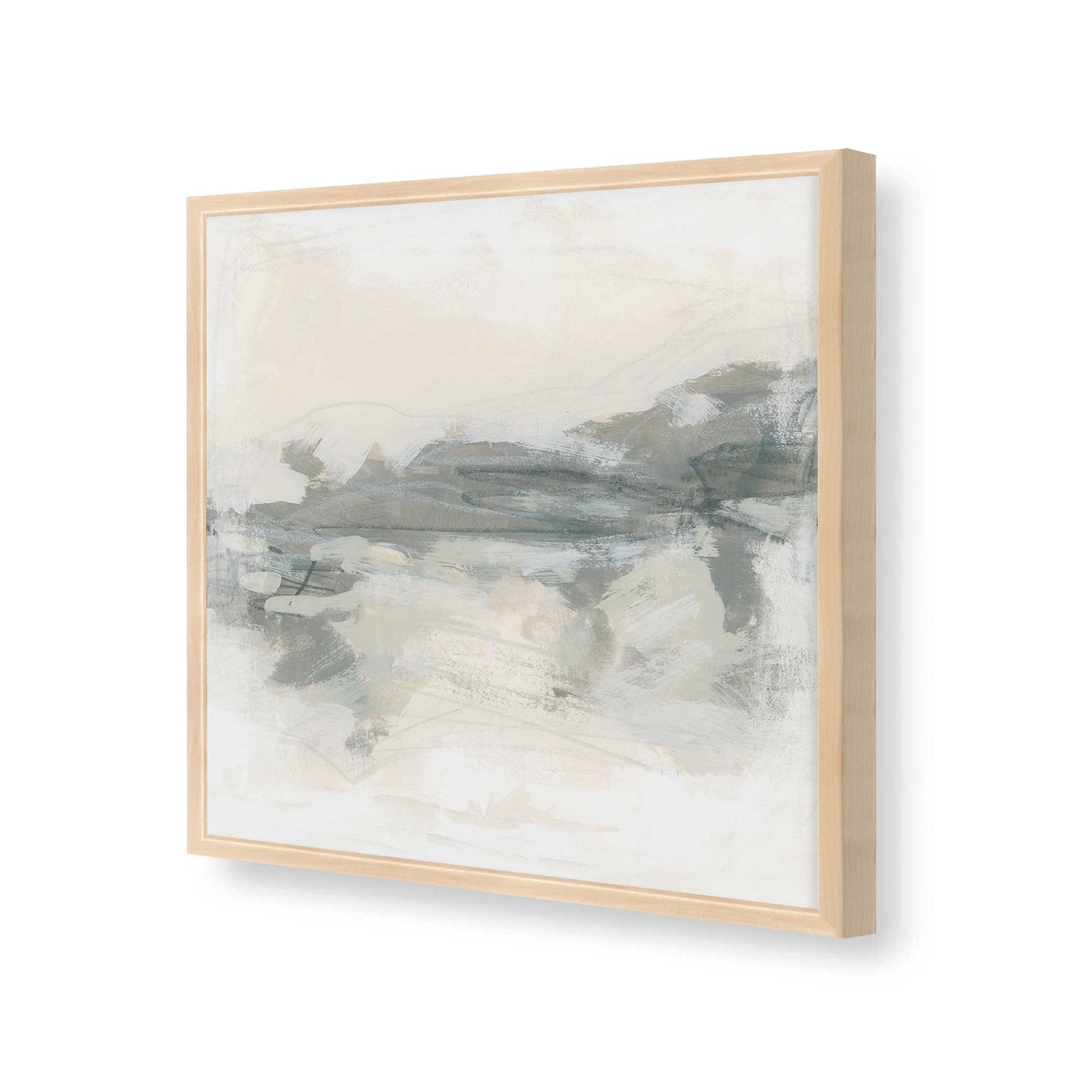 [Color:Raw Maple], Picture of art in a Raw Maple frame at an angle