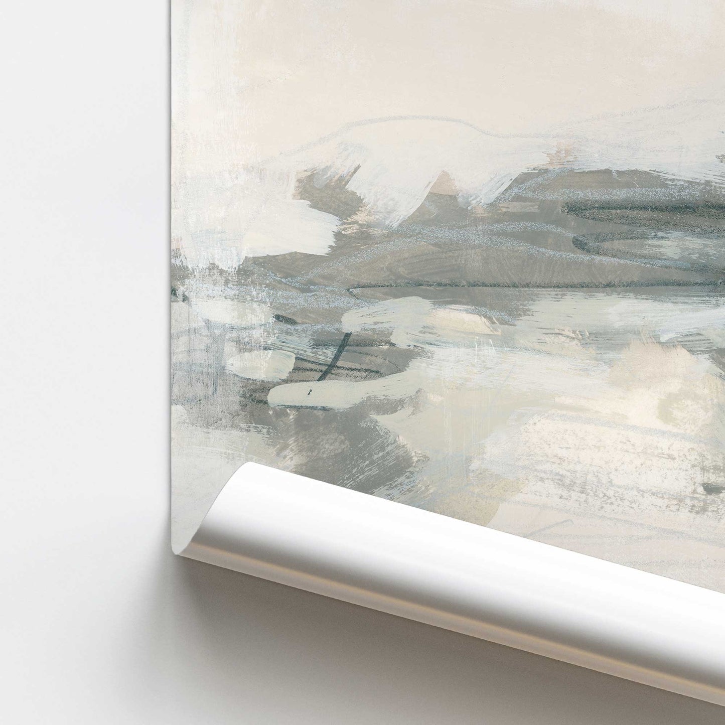 [color:Rolled Print], Picture of close up of art