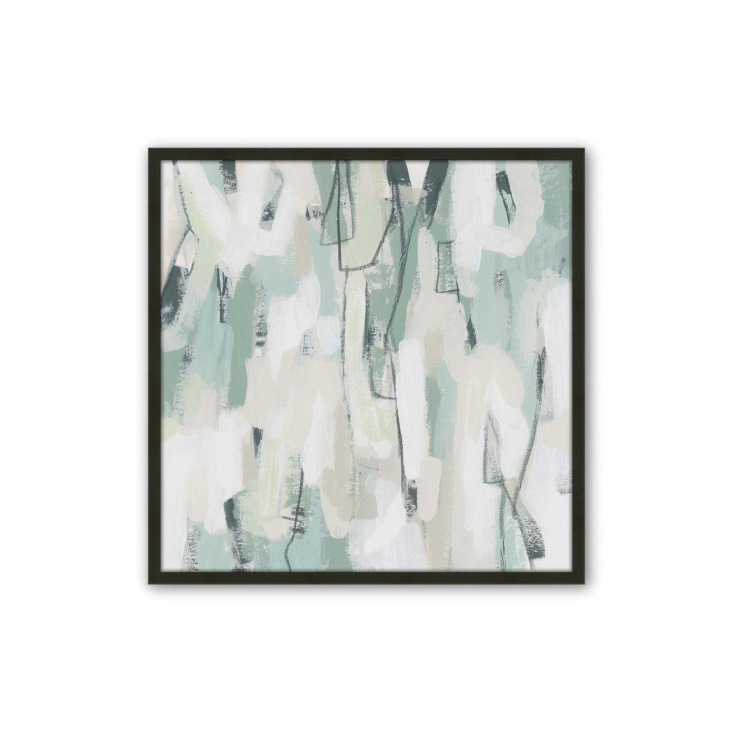 [Color:Satin Black], Picture of art in a Satin Black frame