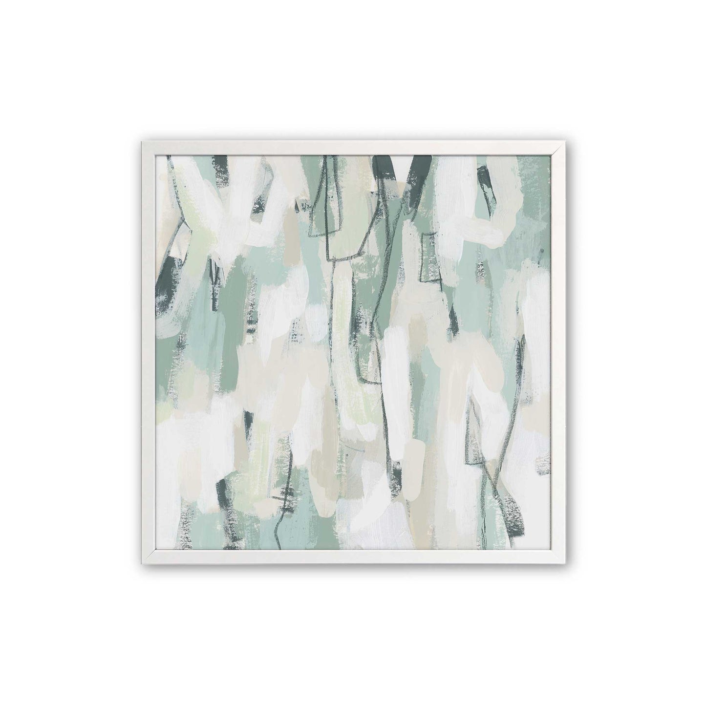 [Color:Opaque White], Picture of art in a Opaque White frame