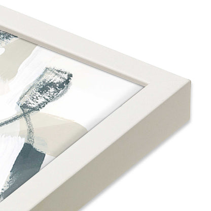 [Color:Opaque White], Picture of art in a Opaque White frame of the corner