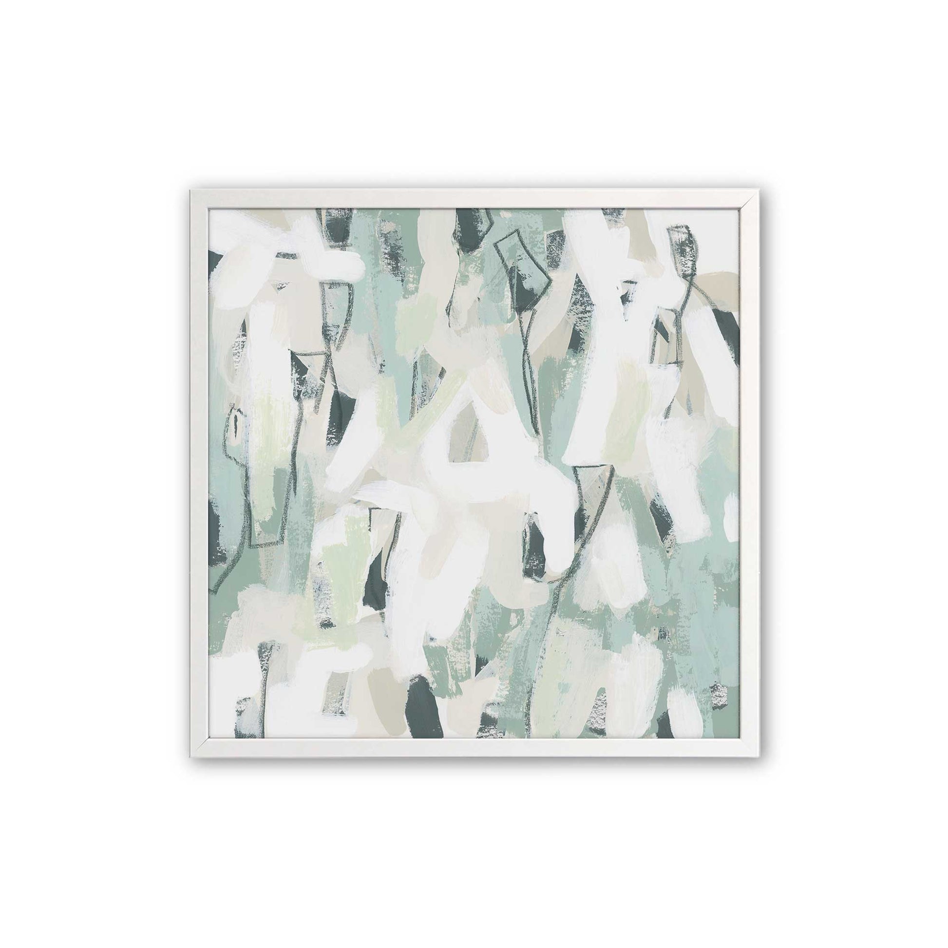 [Color:Opaque White], Picture of art in a Opaque White frame