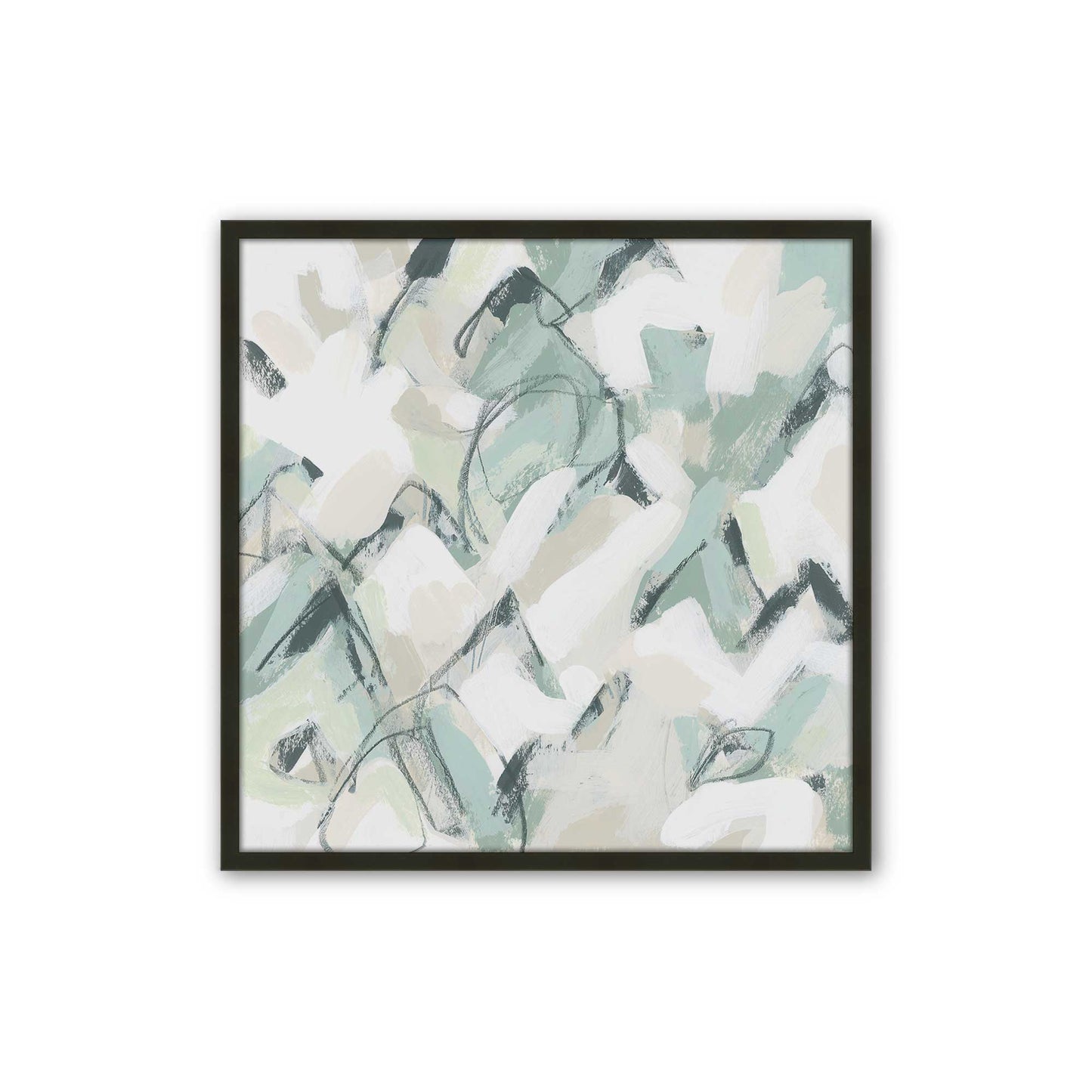 [Color:Satin Black], Picture of art in a Satin Black frame