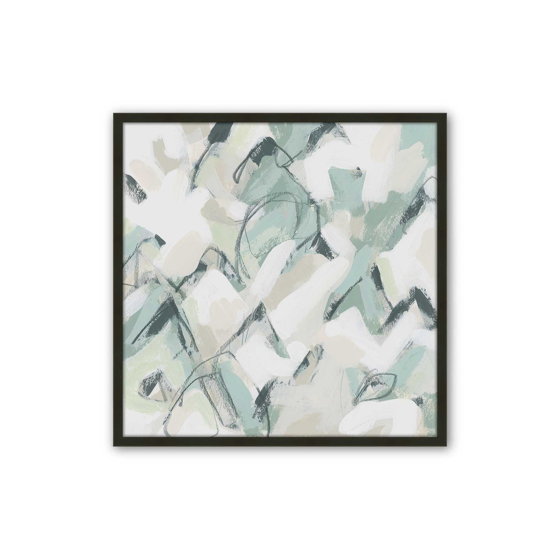 [Color:Satin Black], Picture of art in a Satin Black frame
