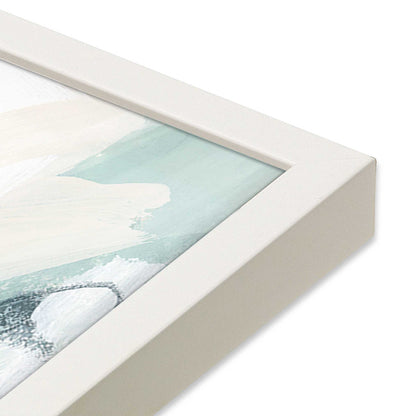 [Color:Opaque White], Picture of art in a Opaque White frame of the corner