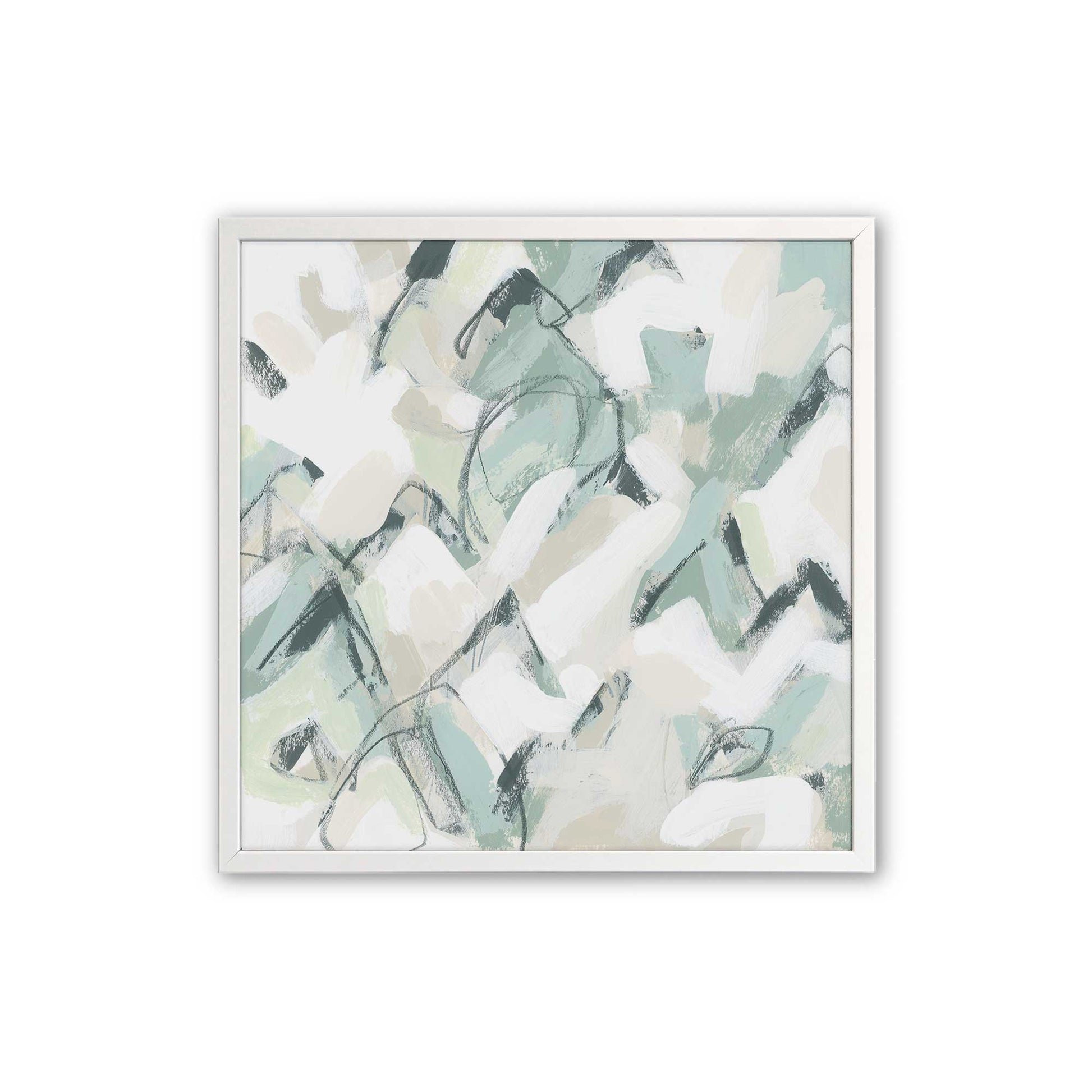 [Color:Opaque White], Picture of art in a Opaque White frame