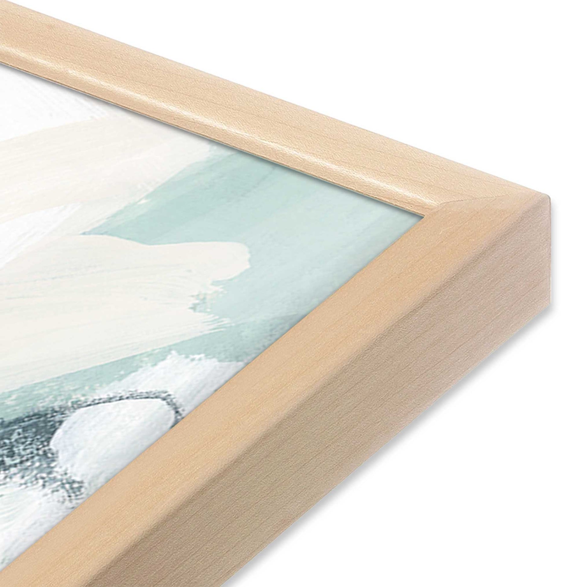 [Color:Raw Maple], Picture of art in a Raw Maple frame of the corner