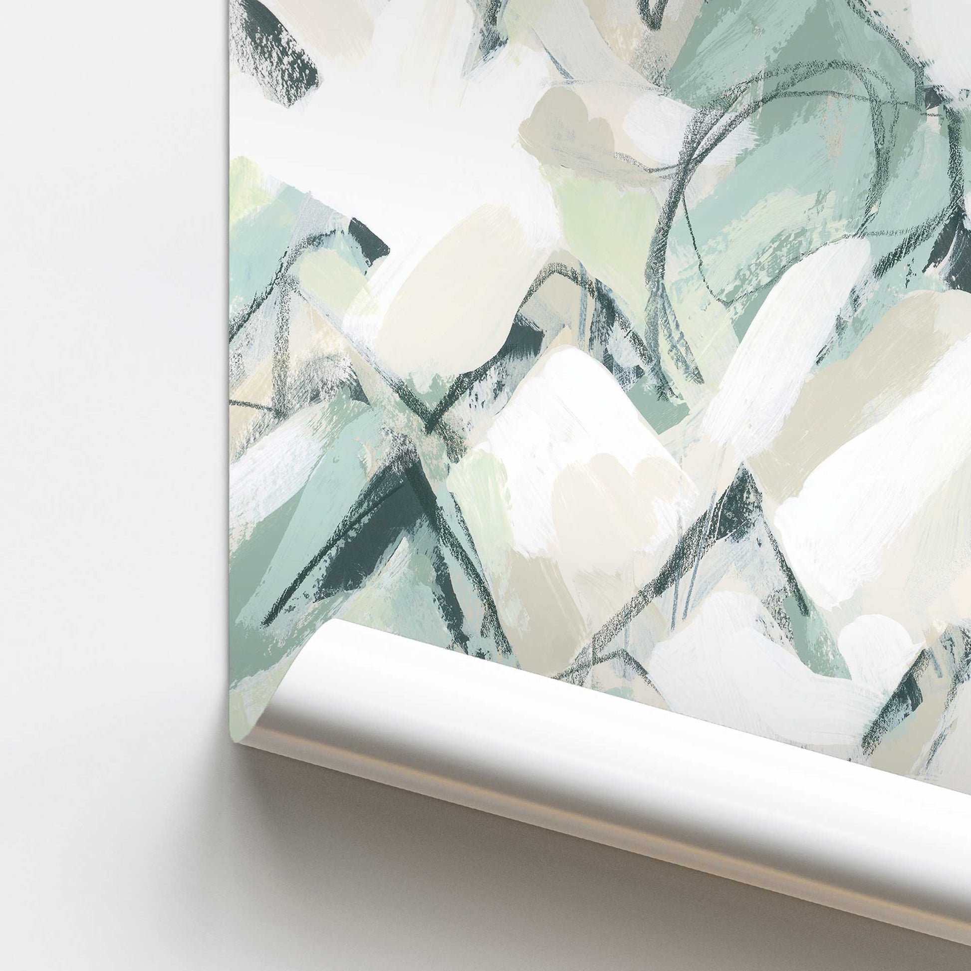 [color:Rolled Print], Picture of close up of art